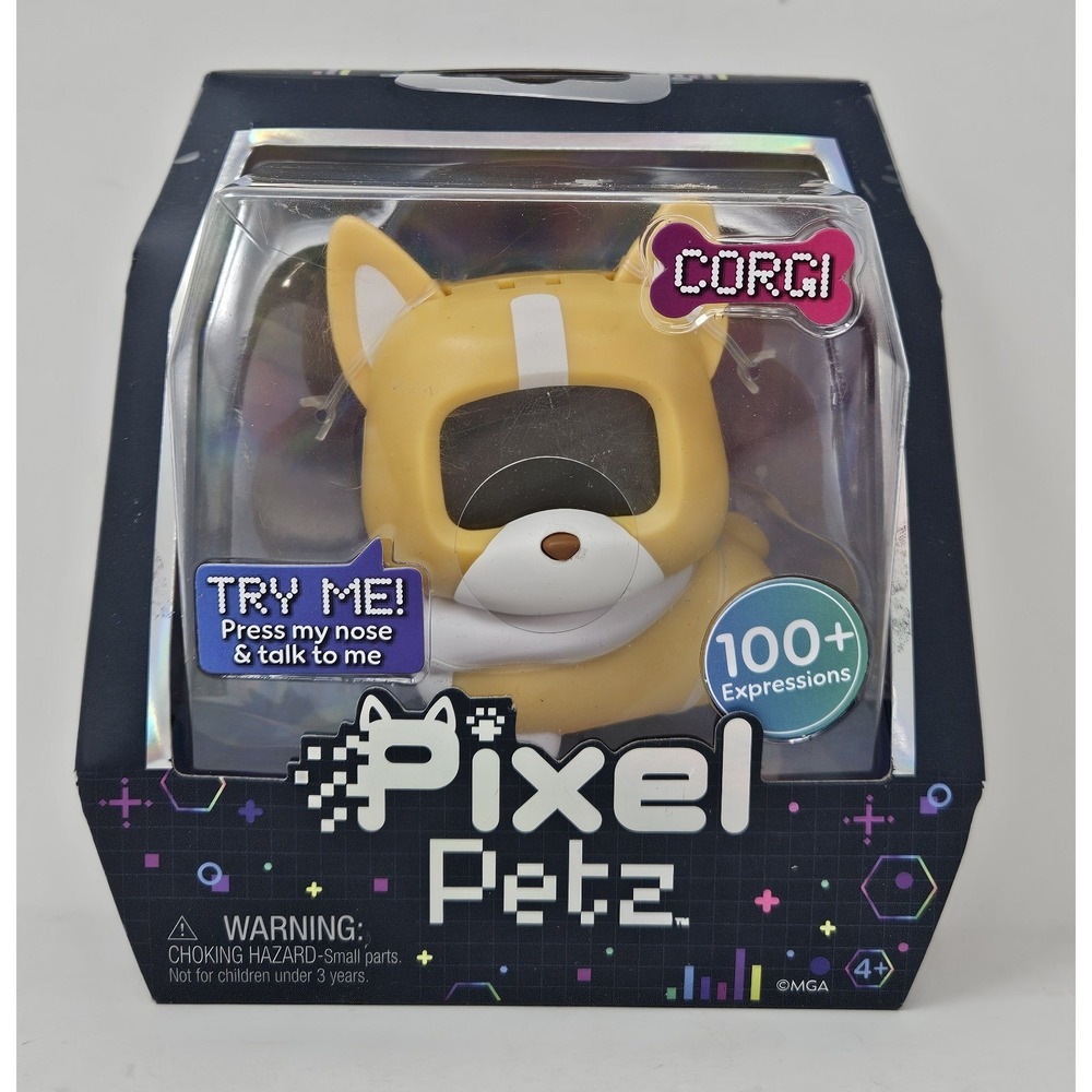 Pixel Petz Corgi Interactive Digital Pet Toy-New, Needs Batteries, Not Tested